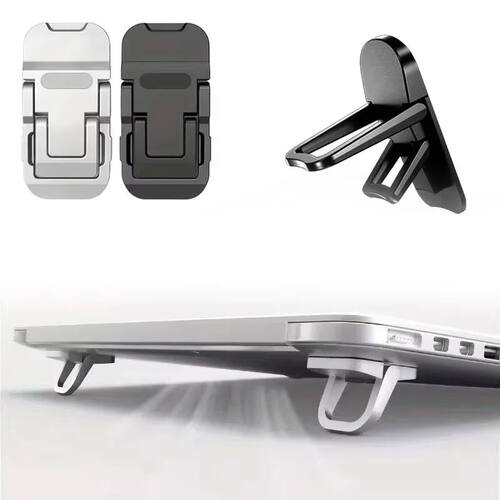 NEW 2PCS  Foldable Laptop Stand Portable Computer Keyboard R
