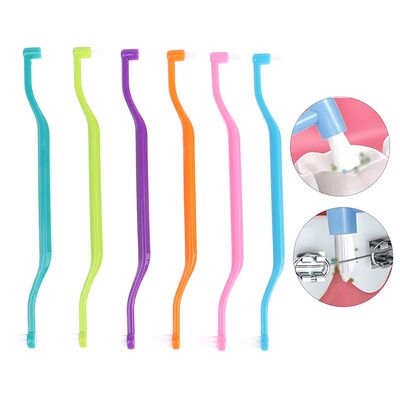 Orthodontic Interdental Brush Double-Beam Soft Teeth Cleanin