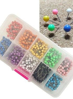 500 Pcs World Map Bulletin Board Border Push Pins Travel