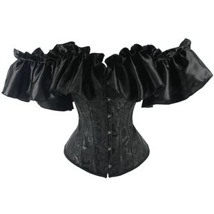Blouse Sexy Gothic Off Corsets Corset Bustiers Top Shoulder