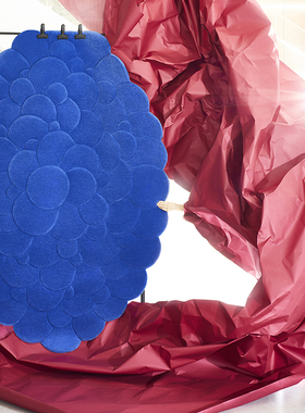 Bulla气泡羊毛地毯手工枪刺立体图案吸音抗静电客厅卧室SOSs磨叽