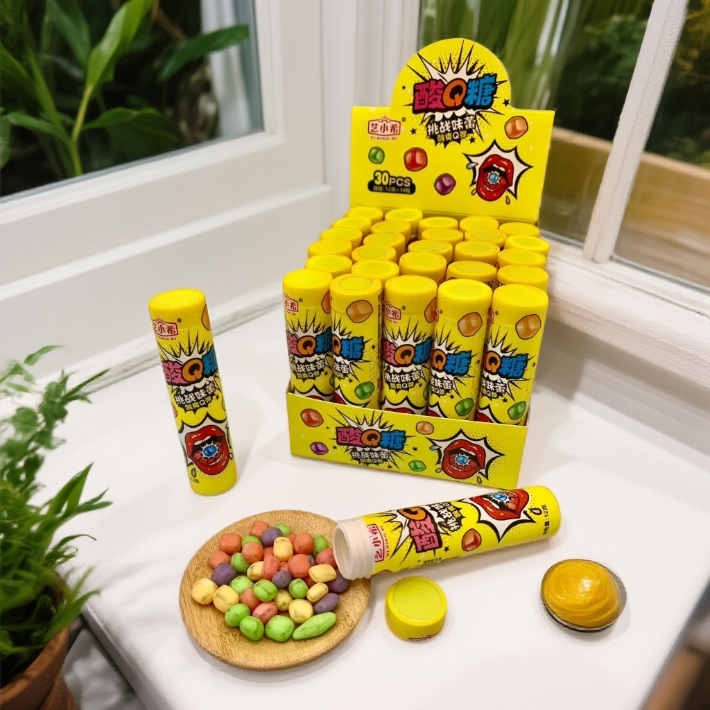 酸Q糖果汁软糖混装果味童年怀旧多种酸甜零食校园糖果小吃幼儿园
