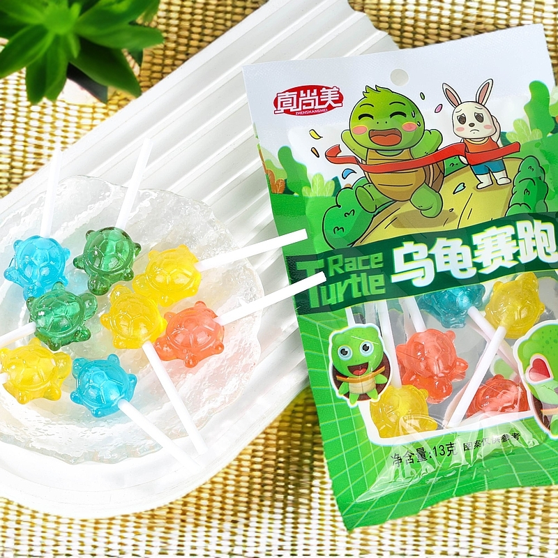 网红爆款零食乌龟棒棒糖怀旧校园小时候食品8090儿时童年回忆糖果
