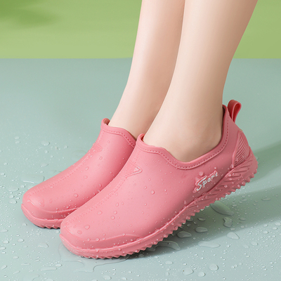 低帮四季时尚放水防滑雨鞋女