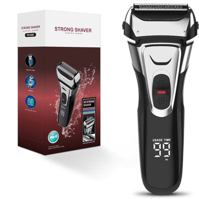 往复式电动剃须刀男士三刀头刮胡须刀全身水洗数显usb快充