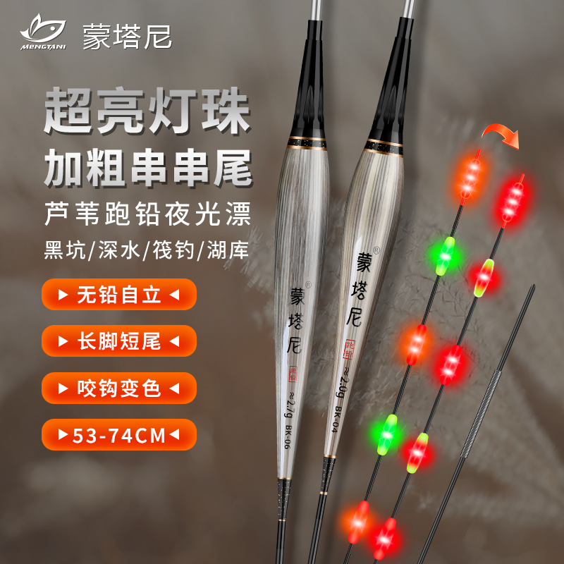 芦苇夜光漂超亮电子浮漂