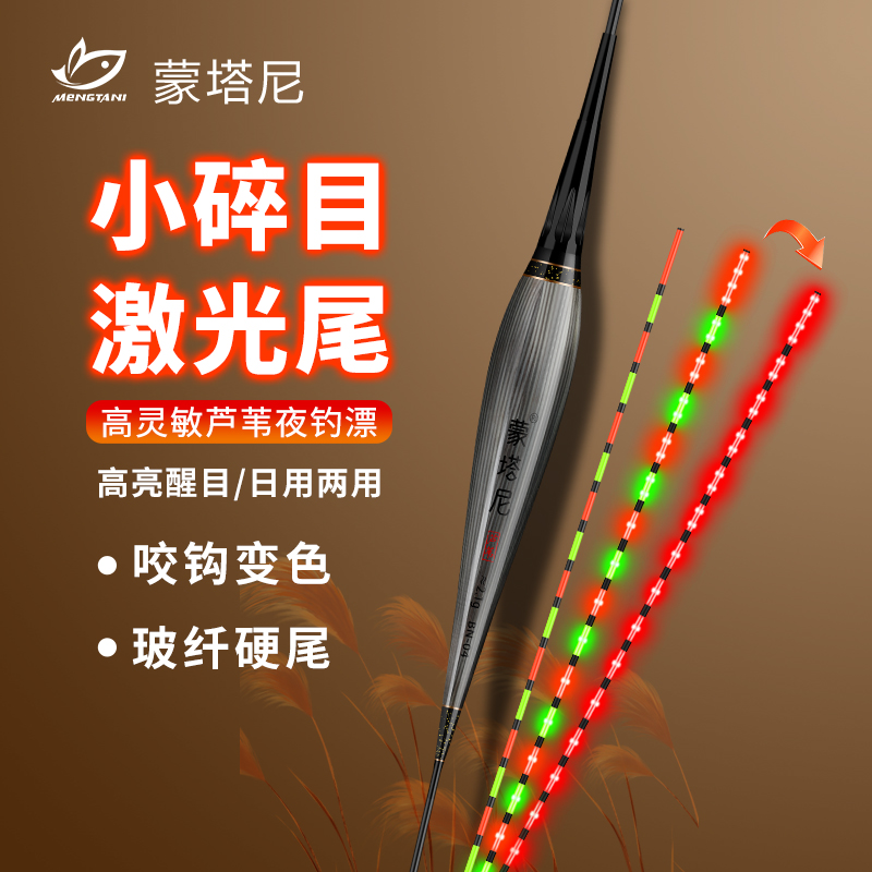 蒙塔尼激光小碎目尾高灵敏醒目漂