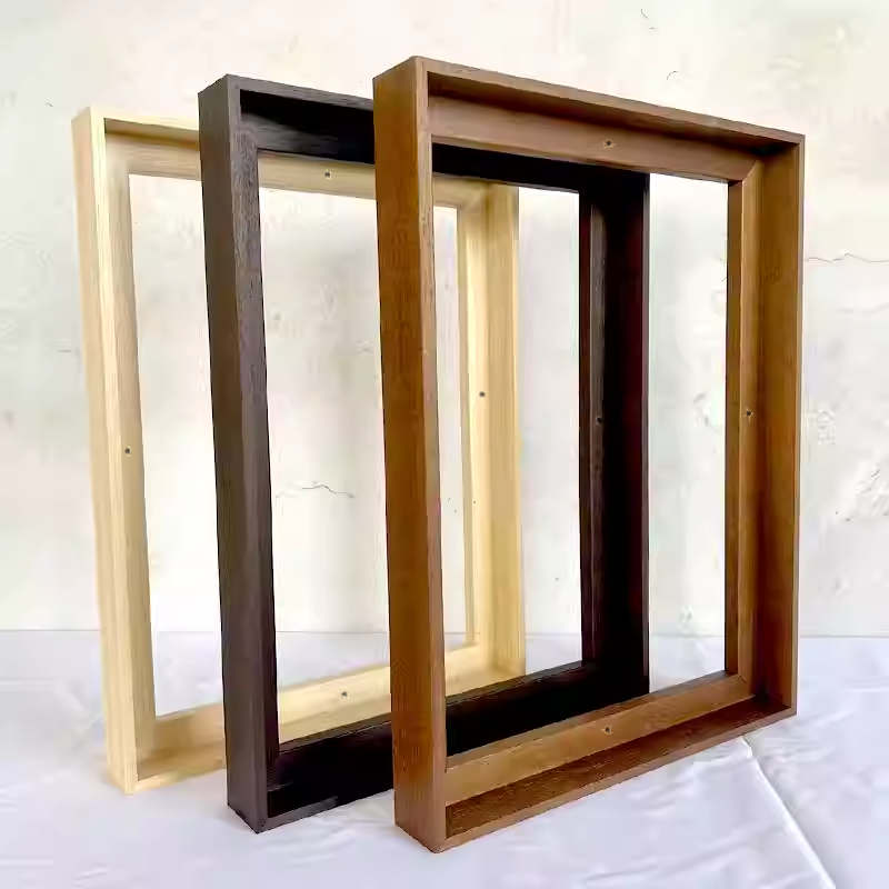 L型油画框纯实木简约现代油画框