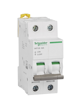 施耐德电气 微型隔离开关 iINT125 2P 32A A9S68232