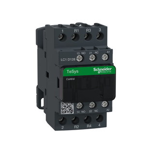 施耐德TeSysD四极接触器12A 1NO+1NC 48VAC 50/60Hz LC1D128E7C