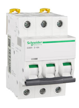 施耐德电气小型断路器 iC65H 3P D16A A9F29316