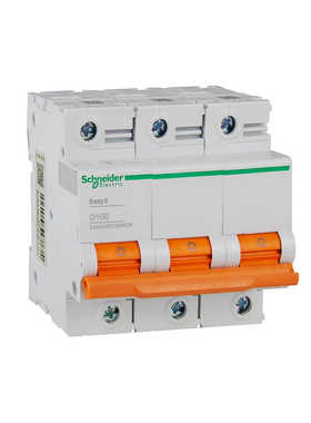 施耐德电气小型断路器新型EA9AH 3P D100A 10KA EA9AH3D100NEW
