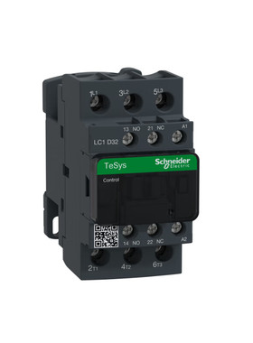 施耐德TeSysD交流接触器32A,36V,50/60Hz;LC1D32CC7C