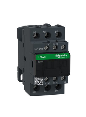 施耐德TeSysD交流接触器38A,110V,50/60Hz;LC1D38F7C