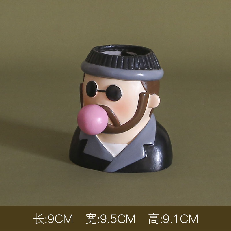 件飞创意家用烟灰缸少女ins摆卡通可爱灰心个性北欧客厅防c小潮流