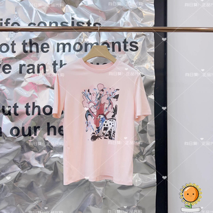 国内代购 T恤山高水长 衣播26年春BDT1YD1221印花圆领打底抽绳长袖