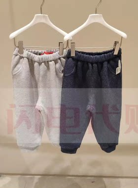 小江南商场童装2026冬装新品婴童男女长裤加绒束脚裤YQ0E10950