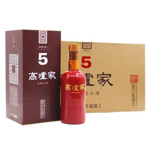 高炉家酒和谐年份5年500ML盒装