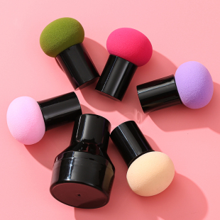 擦脸的粉拍小蘑菇头气垫化妆粉扑带圆头上粉底液专用神器不吃粉ll