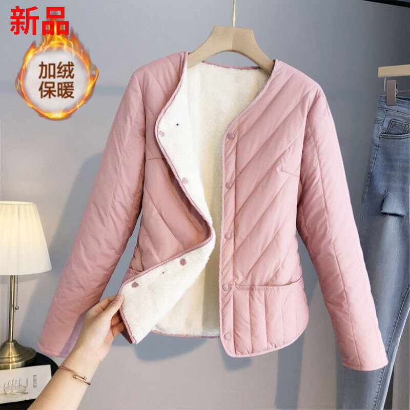 校服神器内胆初高中生羽绒内胆隐形配大衣摇粒绒中学生棉校服内胆
