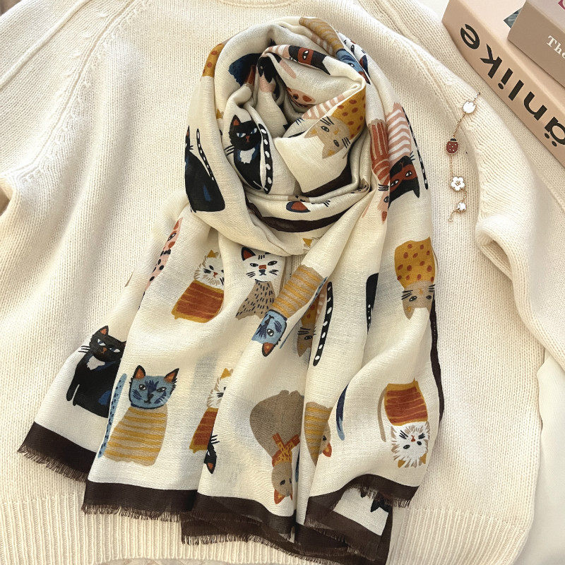 丝巾女2025新款春夏棉麻手感纱巾轻薄柔软少女感保暖围脖百搭时尚,服饰配件/皮带/帽子/围巾,围巾/丝巾/披肩,淘宝优惠券,粉丝福利购,淘宝优惠卷