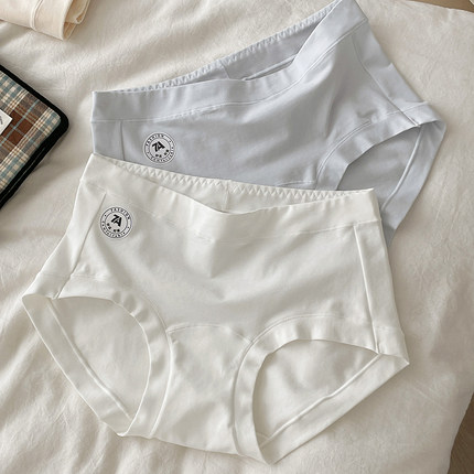 内裤女生纯棉7A抗菌加长裆中腰新疆长绒棉包臀收腹透气女士三角裤