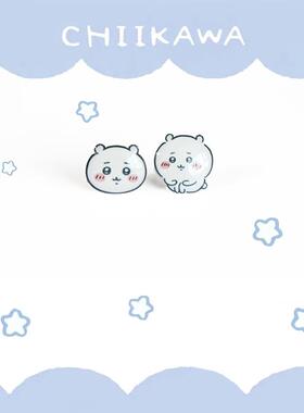 chiikawa吉伊纯银耳针耳钉
