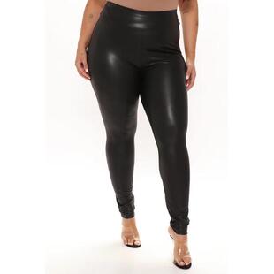 autumn pants slim waist thin winter wear leather leggings