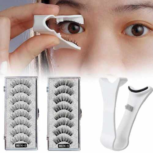 3D Natural Magnetic Eyelashes With 5 Magnetic Lashes