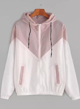 womens outdoor hoodies interchange jacket korean preppy