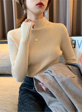 knitwears solid jumper cheap fashion korean long elastic