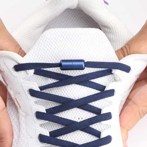 Elastic laces Sneakers Colorful Options No tie Shoelace for