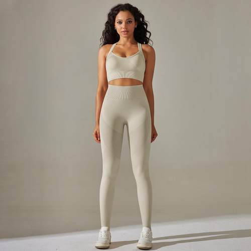 suit fitness yoga sports pants yoga tummy hips peach bra