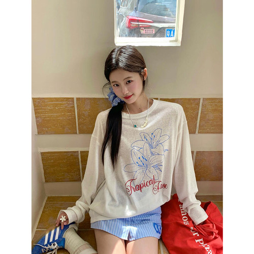 防晒罩衫t恤女2025新款爆款夏季
