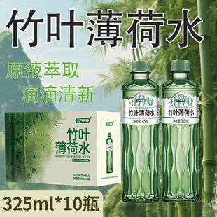 常备竹叶薄荷水白桦树汁苏打天然水整箱特价 夏季 享 到手3.25L