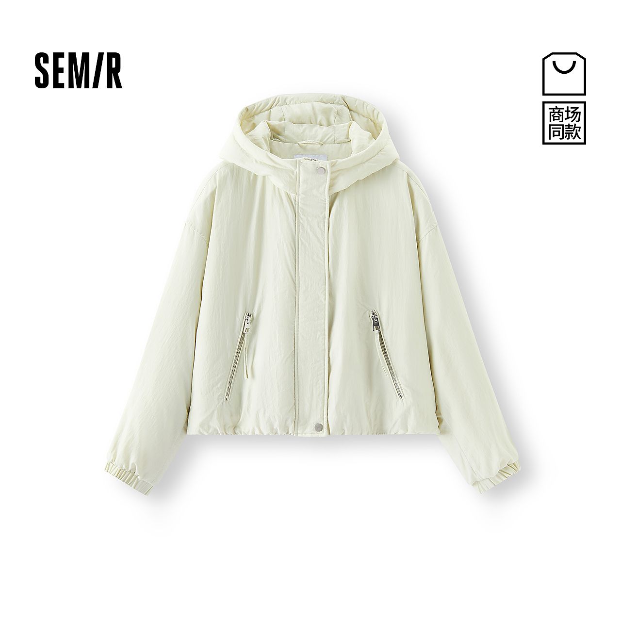 【商场同款】森马棉服女冬oversize花苞发热2025新款101725112005