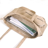 Водонепроницаемая вместительная и большая сумка через плечо, сумка на одно плечо, шоппер, льняная сумка, ранец, в корейском стиле