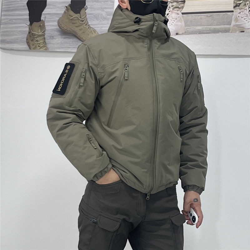 秋冬男防风冲锋衣登山棉服