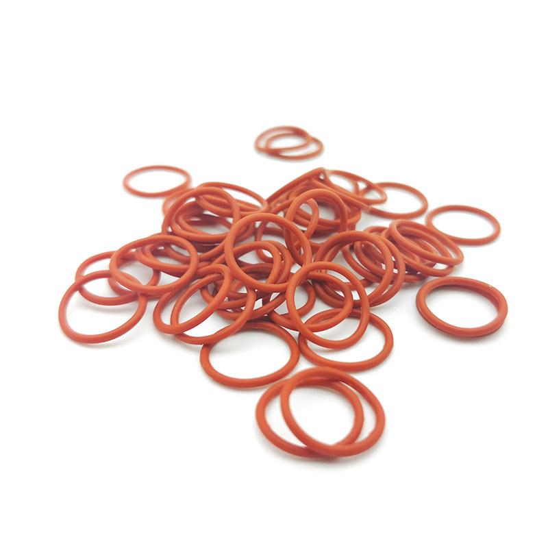 硅胶红色O型圈VMQ耐高温5 6 7 8 9 10 11 12 13 14 15 16 线径2mm