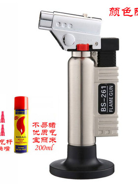 BS-261微型喷火枪蛋糕点寿司烘焙焊接丁烷气体电子打火机高温焊枪