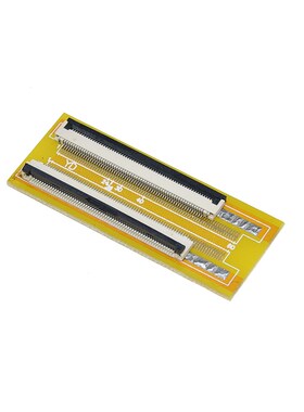 fpc连接器0.5 64/68/80P/96P 转接板 翻盖带扣镀金液晶屏排线接头