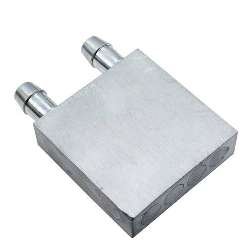 40*40mm纯铝半导体水冷头制冷片发电片CPU散热器冷热交换器液冷板