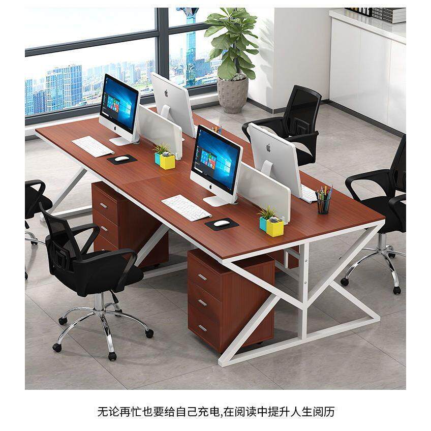 屏风工作位四人位六人位职员办公桌子员工办公电脑桌卡座工位组合