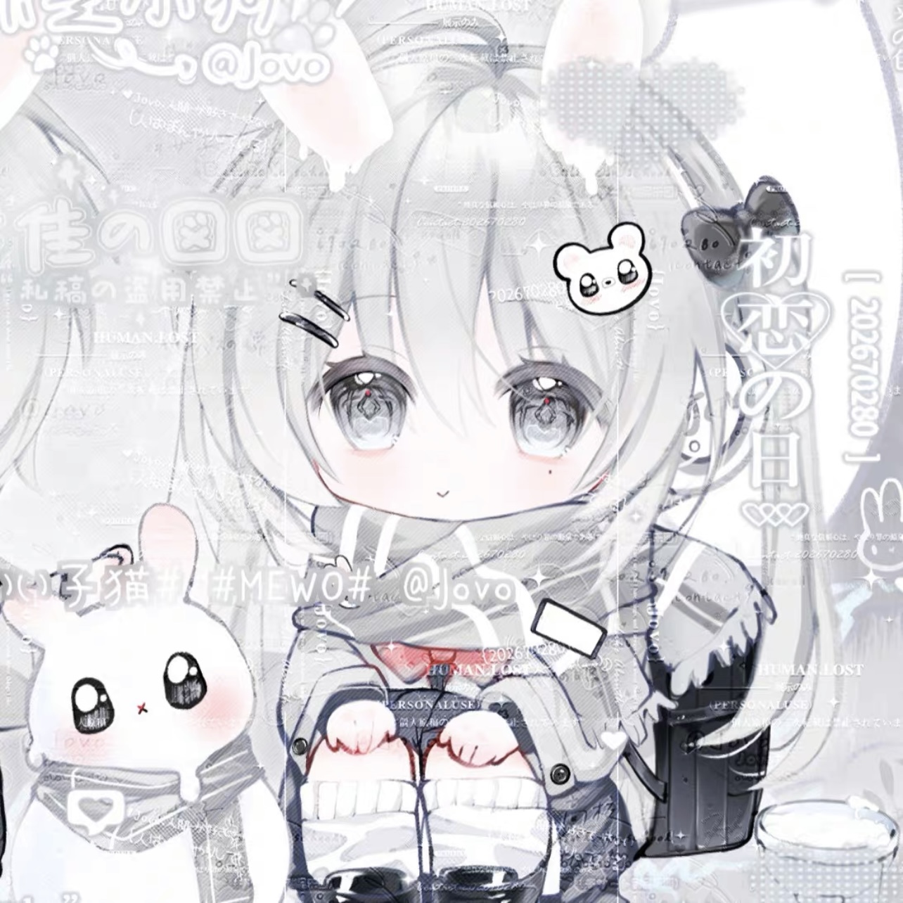 情侣漫截 原创头像 未流 扭蛋 动漫 高清无水印 标价6张