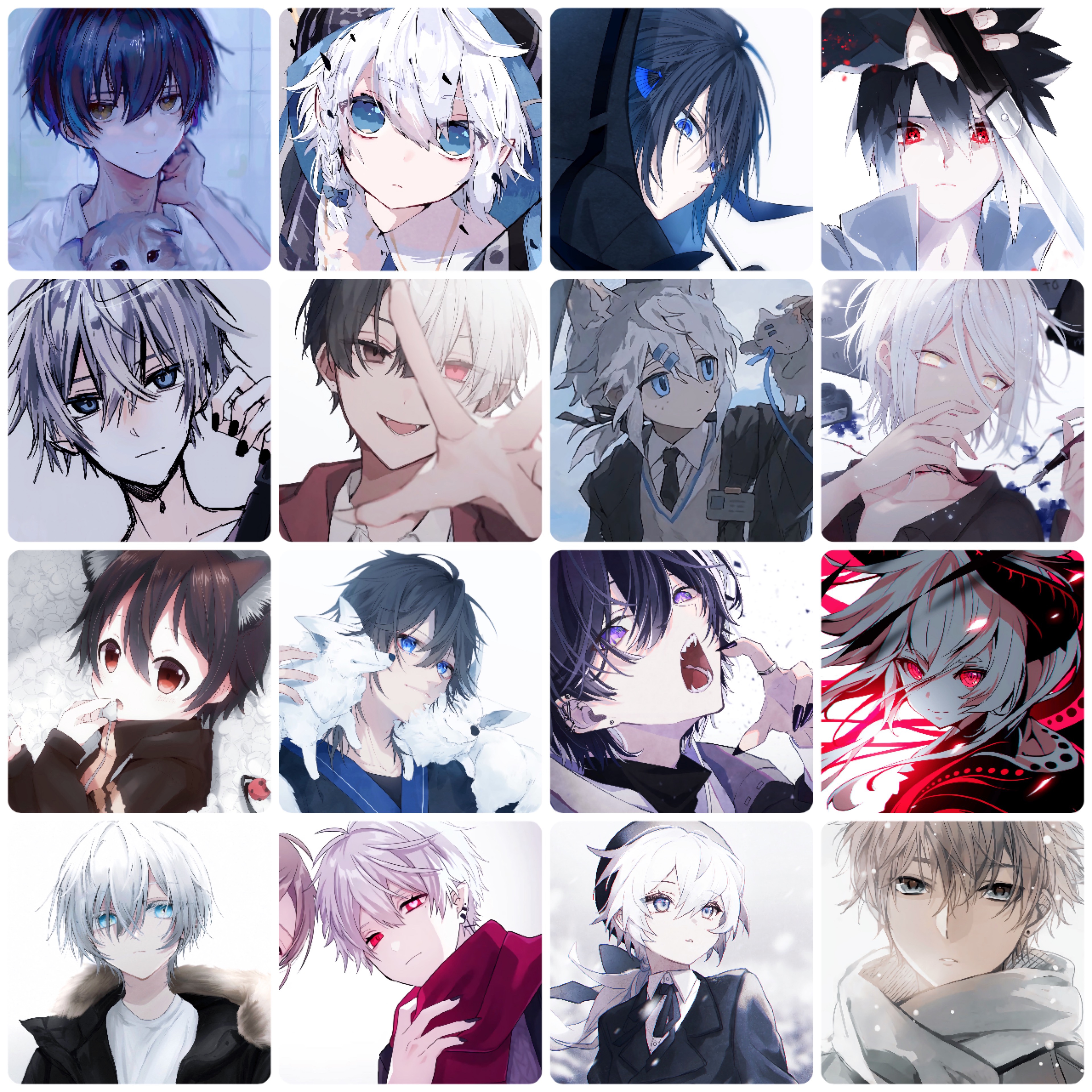 漫截 原创头像 未流 男生 扭蛋 会专 动漫 高清无水印 共500张