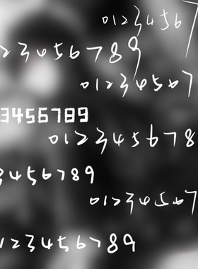 2000张原创手写水印素材 卡通 包数字体ttf 不教使用 标价全部