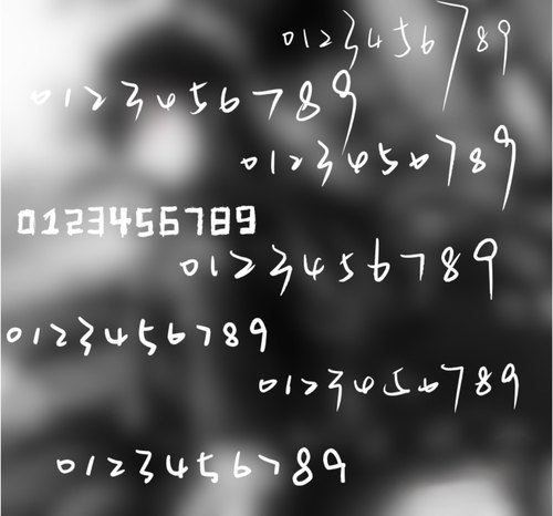 2000张原创手写水印素材 卡通 包数字体ttf 不教使用 标价全部