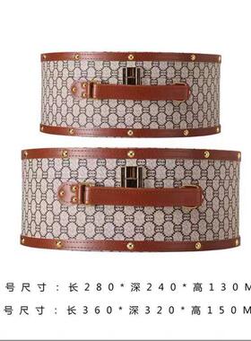 毛毡衣裙道具摆件现代极简样板房饰品套装收纳盒展厅展会假衣服