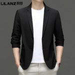 利郎男装2026夏季休闲西服男士中青年冰丝轻薄防晒透气单西外套潮