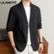 修身 利郎男士 商务西装 薄款 单西外套防晒休闲便西服上衣男 2026夏季